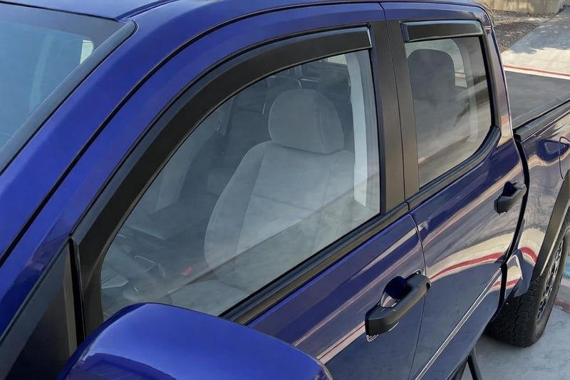 Optimal Co 2024-2026 in-Channel Rain Guards Side Window Visor Deflectors for Toyota Tacoma SR SR5 TRD PreRunner Sport Off-Road i-FORCEMAX Limited Trailhunter Pro 2025 - Image 2